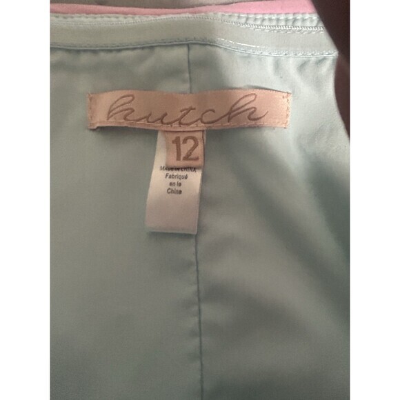 Hutch Mini Dress 12 Pink Blue Pastel Polly‎ Sequin Side Zip Drawstring  Bubble - Picture 7 of 9